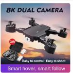 Omni-View 8K Dual-Camera Foldable Drone with GPS