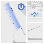 GOOJODOQ Magic Keyboard For iPad Air 4, 10.9 inch (4 Gen White Keyboard)