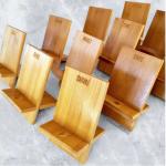 Bamboo Phone Stand With Charger Hole