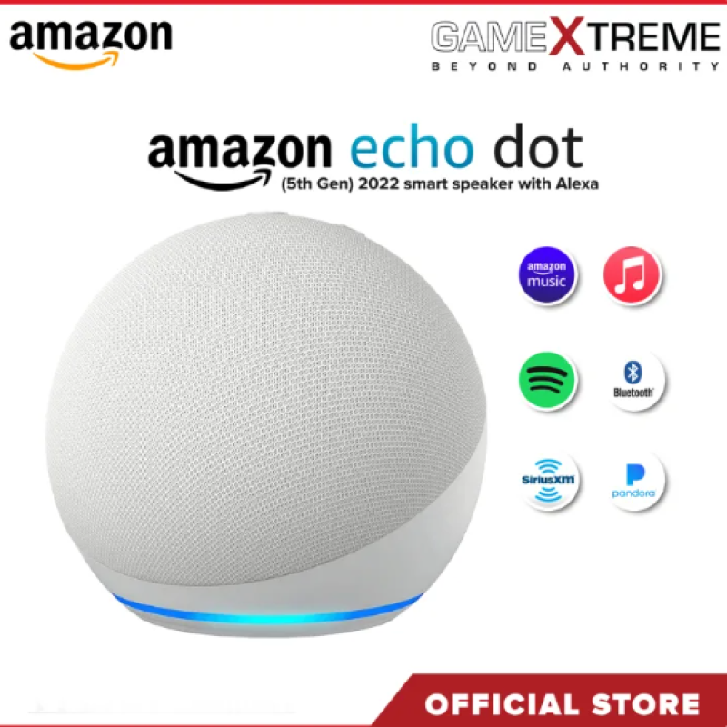Amazon Echo Dot 5th Gen 2022 Smart Speaker (White)