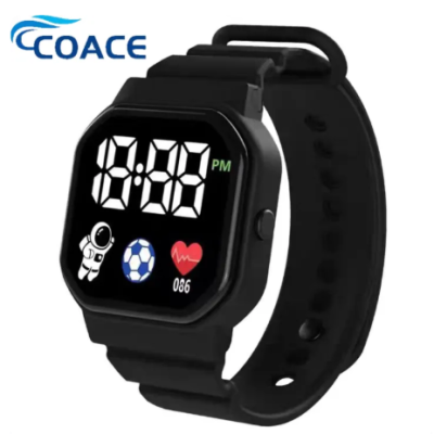 CoAce Universal LED Digital Smart Watch Waterproof Sport Ladies Watch Fashion Casual Sport Fitness Electronic Watches