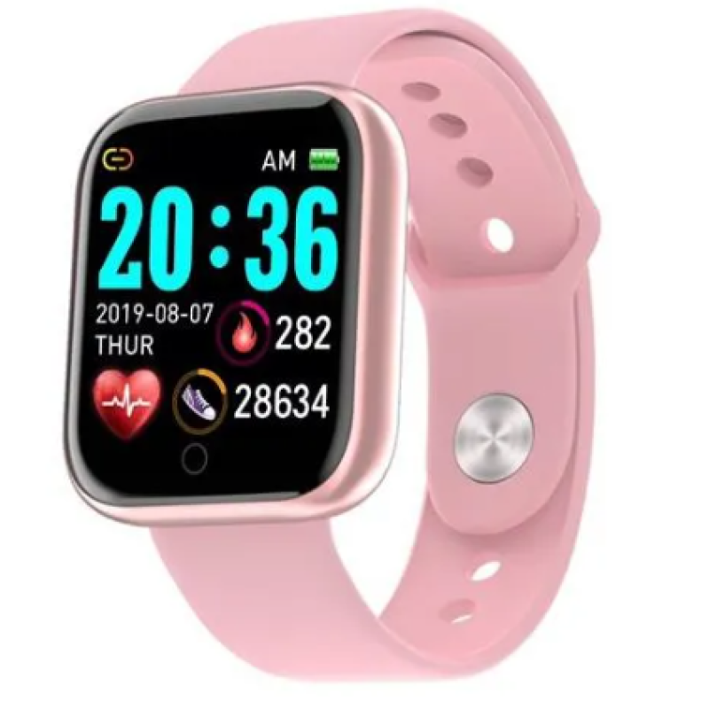 Y68 Smart Watch Macaron Colors Fitness Tracker Blood Pressure Heart Rate Monitor Sleep Fitness Smart Watch D20/Y68
