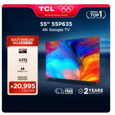 TCL 55 Inch 4K Smart Google TV
